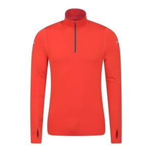 Pertemba FR - Apparel Mountain Warehouse heren Vault gerecycleerde top met lange mouwen en halve rits