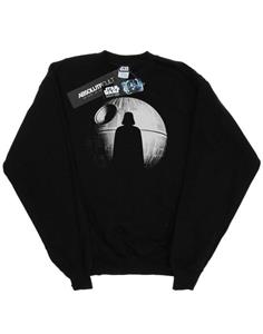 Star Wars jongens Rogue One Death Star Vader silhouet Sweatshirt 12-13 zwart