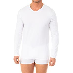 Abanderado Heren X-Temp T-shirt met lange mouwen A040Y L wit
