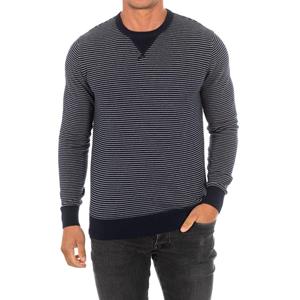 Hackett London Heren trui met lange mouwen en ronde hals HM701761 S blauw