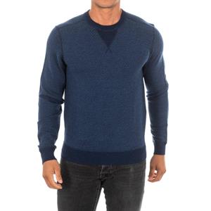 Hackett London Heren trui met lange mouwen en ronde hals HM701844 XL blauw