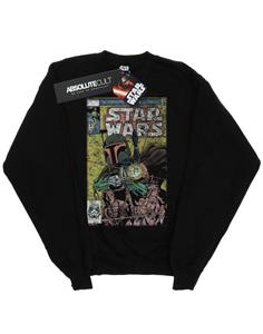 Star Wars jongens Boba Fett komische trui 12-13 zwart