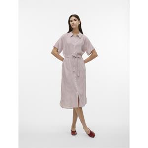 Vero moda Gestreept hemdjurk met strikceintuur