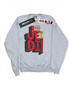 Star Wars Mens Dad Jedi Master Sweatshirt XL wit