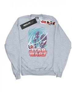 Star Wars Mens Hoth Swirl Sweatshirt L wit