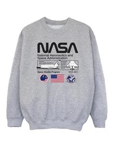 NASA Girls Space Admin-sweatshirt 9-11 Years wit