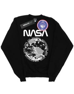 NASA meisjes planeet aarde sweatshirt 12-13 zwart