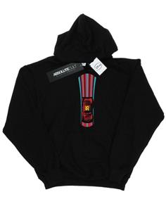 Disney Girls Cars Lightning McQueen strepen hoodie 12-13 zwart