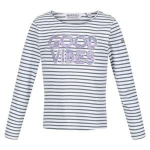 Regatta Childrens/Kids Clarabee Slogan T-shirt met lange mouwen 11-12 kan groene kleur hebben