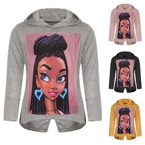 Kmisso Mädchen Pullover mit Kapuze 104 goud
