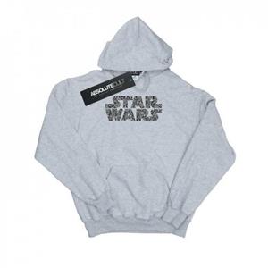 Star Wars Heren Paisley Logo Hoodie S wit
