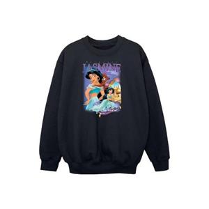 Aladdin Girls Jasmine Montage Sweatshirt 12-13 zwart