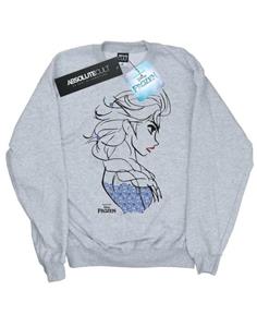 Disney Frozen Elsa Sketch-sweatshirt voor meisjes 12-13 grijs