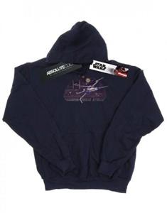 Star Wars heren Italiaanse titel X-Wing hoodie M wit