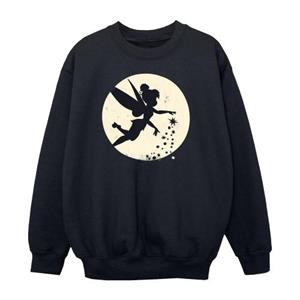 Tinkerbell meisjes maan cropped sweatshirt 9-11 Years zwart