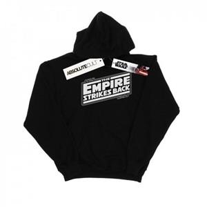 Star Wars Heren The Empire Strikes Back Logo Hoodie L zwart