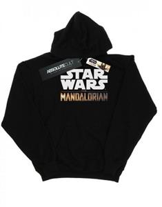 Star Wars heren hoodie met het Mandalorian-logo M wit
