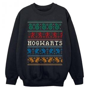 Harry Potter meisjes kerst Fair Isle huizen Sweatshirt