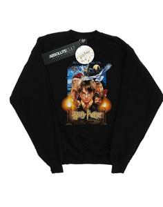 Harry Potter Girls The Sorcerer´s Stone Poster Sweatshirt 12-13 zwart