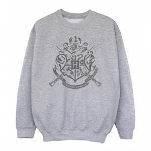 Harry Potter meisjes Zweinstein Crest Wands Sweatshirt 12-13 zwart