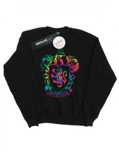 Harry Potter Mens Gryffindor Crest Tie Dye Infill Sweatshirt M wit