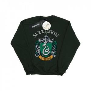 Harry Potter Mens Slytherin Crest Sweatshirt L bosgroene kleur