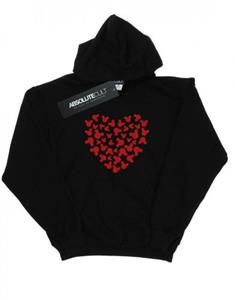 Disney meisjes Mickey Mouse hart silhouet hoodie 12-13 wit