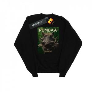 Disney Girls The Lion King Movie Pumbaa Poster Sweatshirt 12-13 zwart