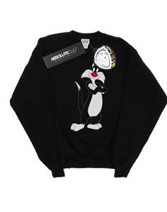 Looney Tunes Girls Sylvester gekruiste armen sweatshirt 12-13 zwart