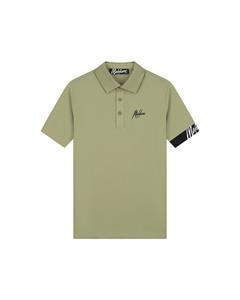 Malelions Men Captain Polo - Light Sage/Black