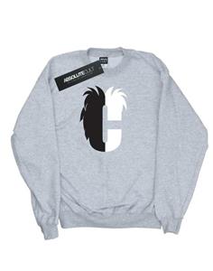 Disney meisjes alfabet C is voor Cruella De Vil Sweatshirt 12-13 grijs