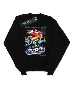 Disney Girls Big Hero 6 Anime Cover Sweatshirt 12-13 zwart