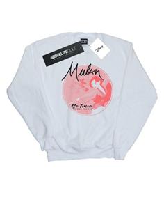 Disney Girls Mulan Be True Sweatshirt 12-13 wit