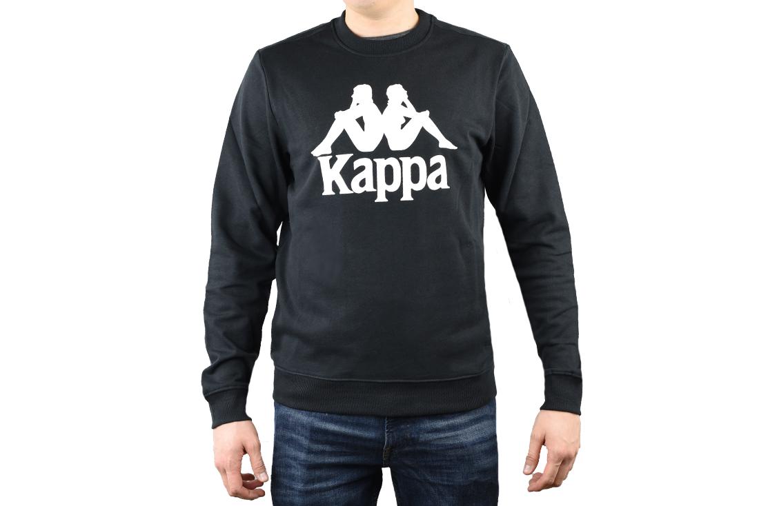 Kappa Sertum RN Sweatshirt, zwart sweatshirt voor heren