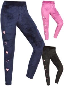 Kmisso Meisjes Nicki Thermobroek Legging Harten 104 zwart