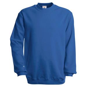 B and C B&C unisex sweatshirt met moderne snit en ronde hals 2XL grijs