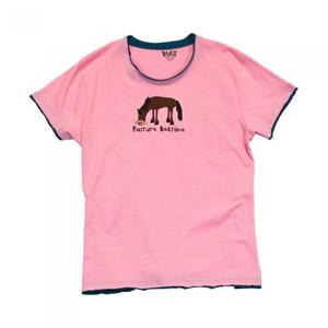 LazyOne dames/dames weide bedtijd PJ T-shirt M roze