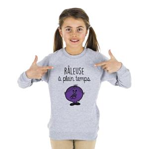 Monsieur Madame FULLTIME HUIDIGE KINDER SWEATSHIRT 4 ans heide grijze kleur