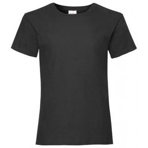 Fruit of the Loom Girls Valueweight T-Shirt (Pack of 2) 14-15 grijs