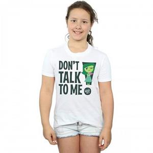 Inside Out Binnenstebuiten meisjes praten niet met me katoenen T-shirt 12-13 grijs
