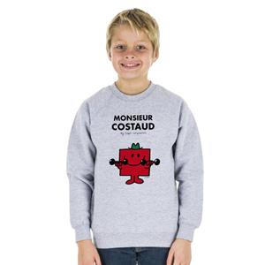 Monsieur Madame MONSIEUR COSTAUD Kindersweater 4 ans heide grijze kleur