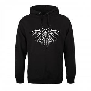 Unorthodox Collective heren skeletachtige vlinderhoodie L zwart