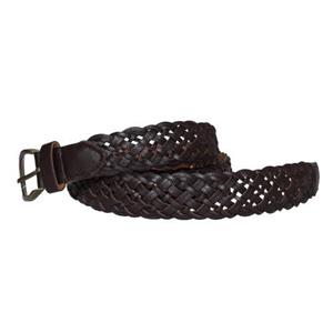 Forest dames/dames gevlochten leren riem S Chocola