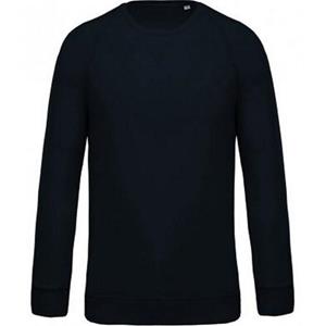 Kariban heren biologisch raglansweatshirt M grijs