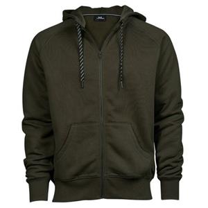 Tee Jays herenmode sweatshirt met rits en capuchon L