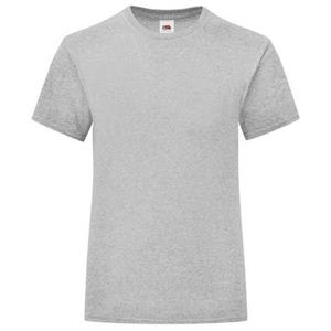Fruit of the Loom meisjes iconisch T-shirt 14-15 wit