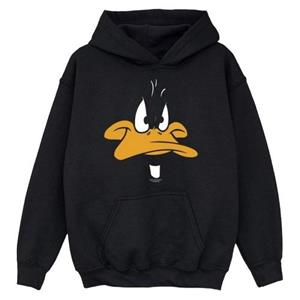 Looney Tunes jongens Daffy Duck Face-hoodie 12-13 zwart