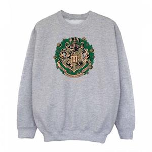 Harry Potter jongens krans kerstsweater 12-13 grijs