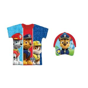 Pat Patrouille Ensemble T-Shirt et Casquette 