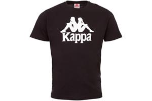 Kappa Caspar kinder T-shirt, voor jongens zwart T-shirt 140 zwart